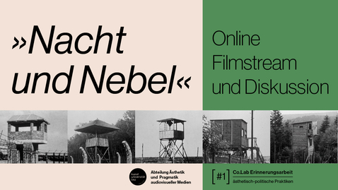 Thumbnail for entry Diskussion des Films »Nacht und Nebel« mit Margit Eschenbach, Eva Hohenberger, Tanja Seider