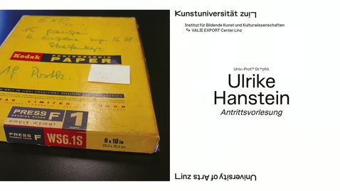 Thumbnail for entry Ulrike Hanstein | Antrittsvorlesung 