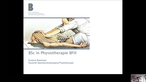 Vorschaubild für Eintrag BSc Infoveranstaltung vom 9. September 2020: Physiotherapie