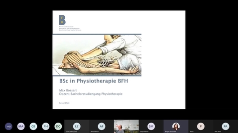Vorschaubild für Eintrag Infoveranstaltung - BSc Physiotherapie - September 2021